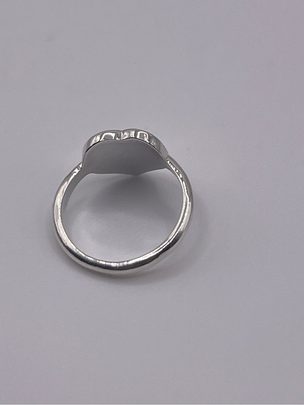 Tiffany & Co. Sterling Silver Heart Ring - Picture 6 of 8